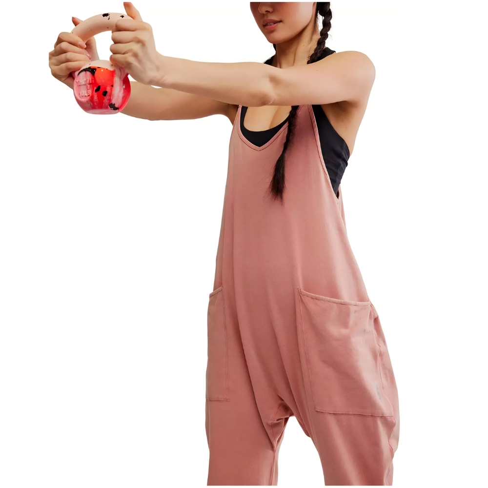 FP Movement by Free People Hot Shot Onsie In Petal Mauve, NWT - Picture 2 of 5